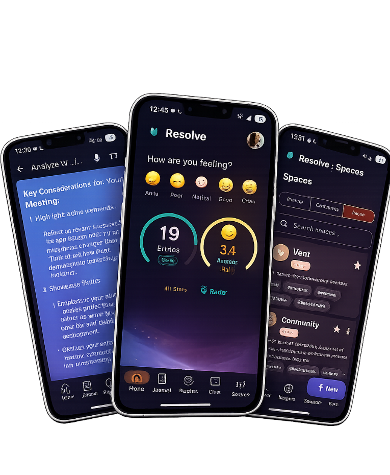 Resolve app preview 1