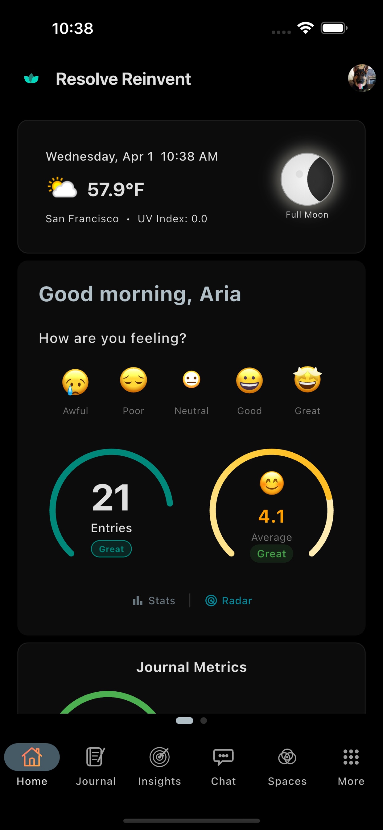 Resolve app screenshot 1