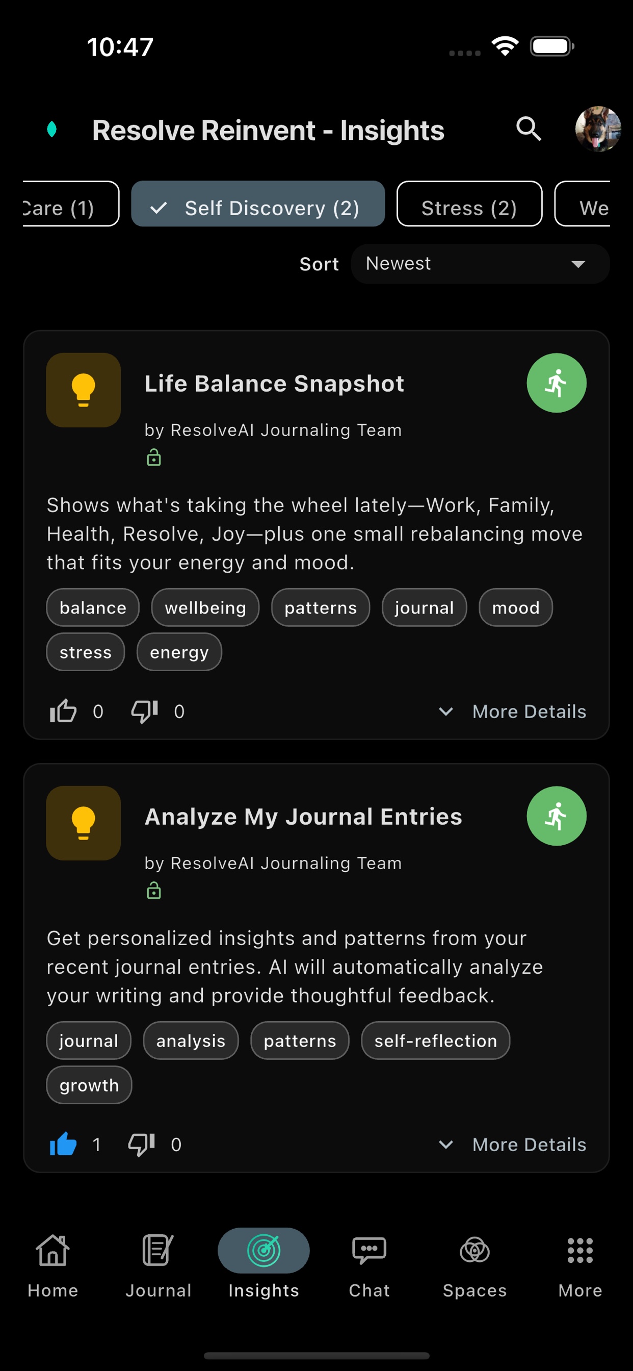 Resolve app screenshot 3